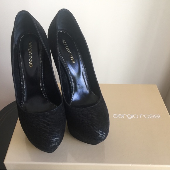 Designer Sergio Rossi Pumps, Black size 36.5 - Picture 3 of 3